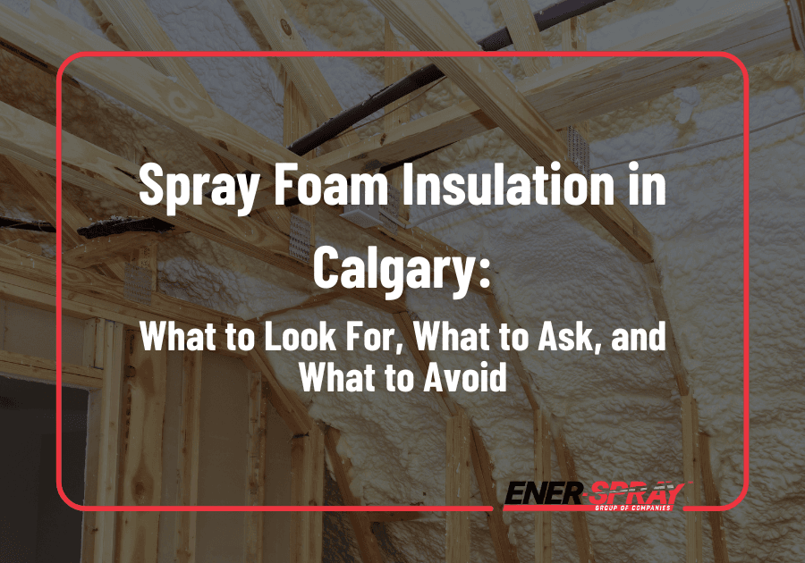 spray foam installation